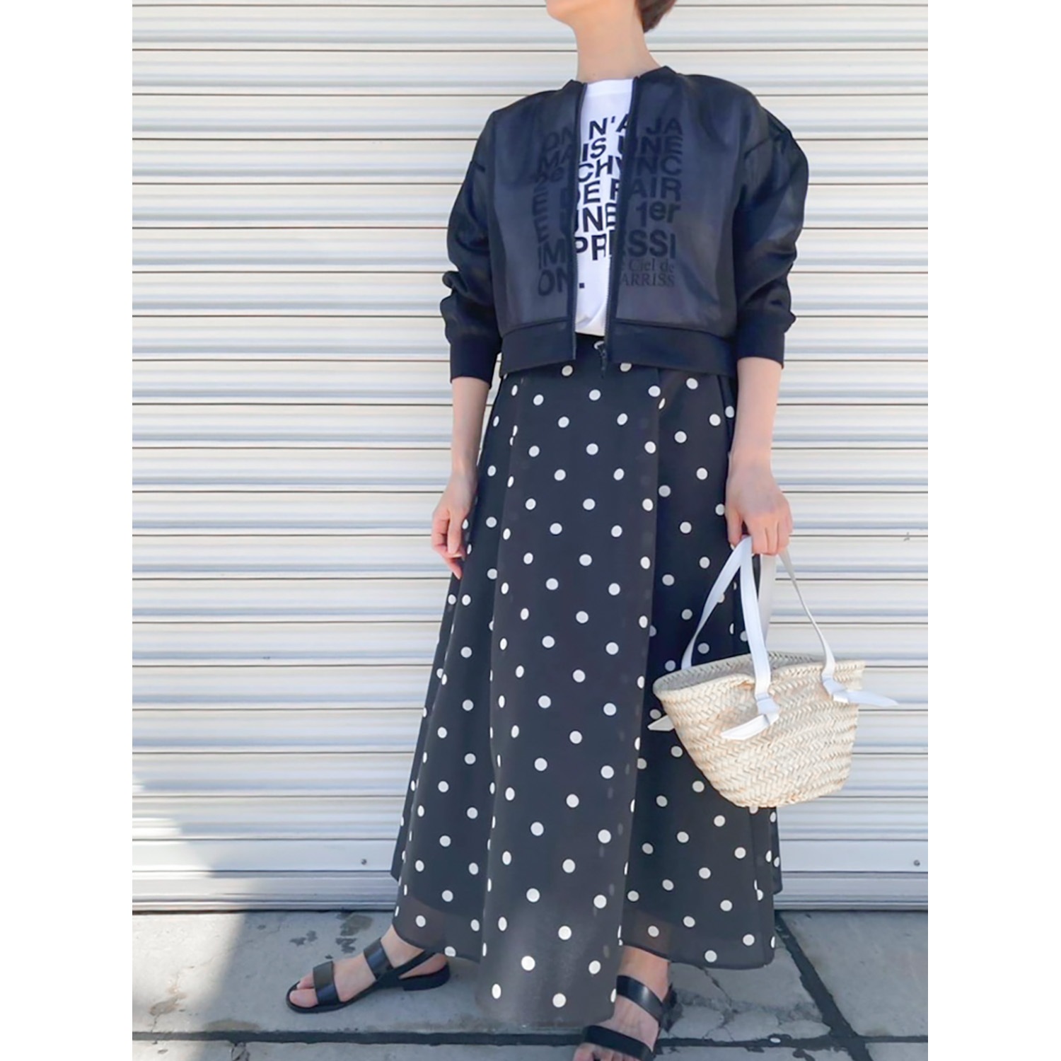 [Harriss] Zip-up blouson