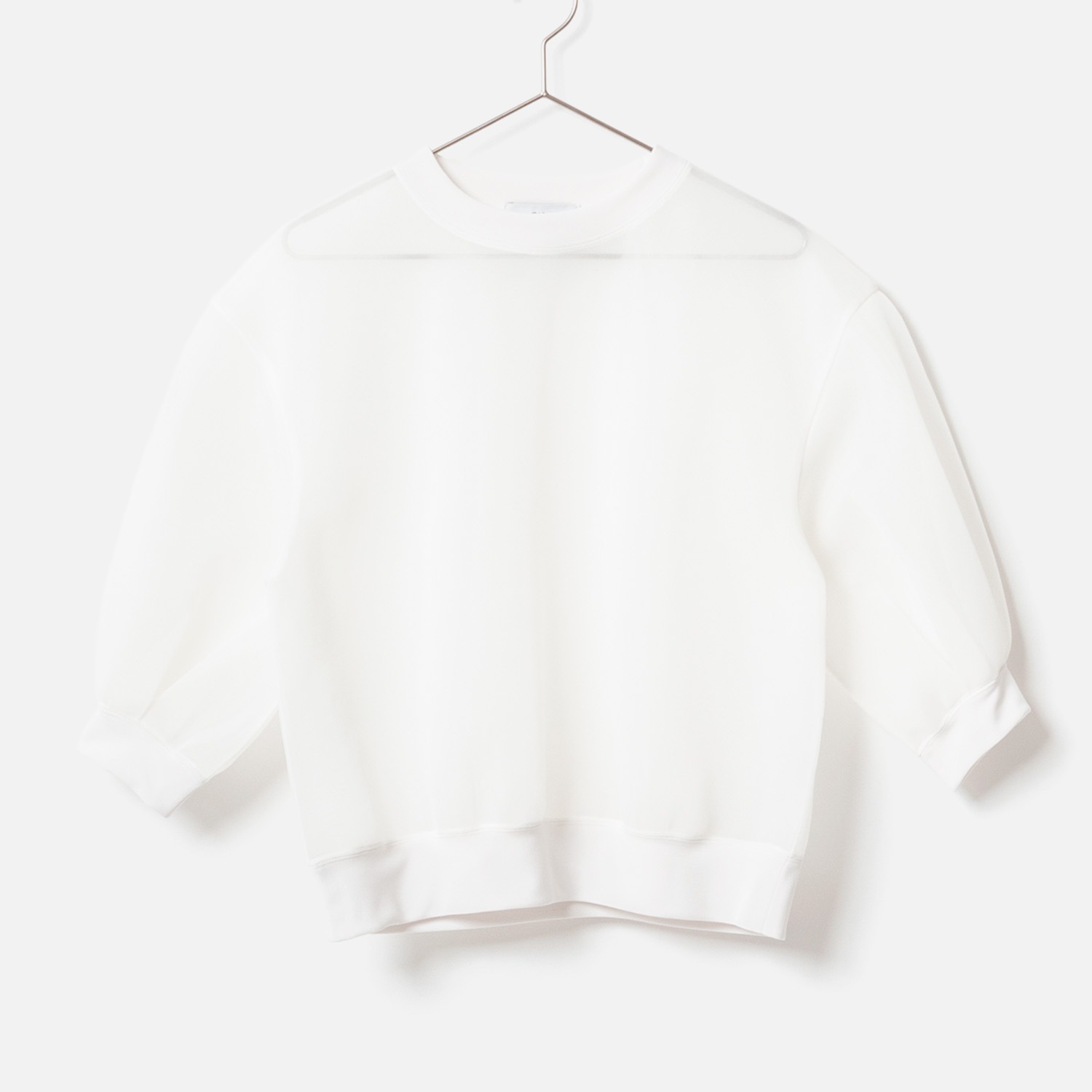 [Harriss] Puff sleeve cropped top