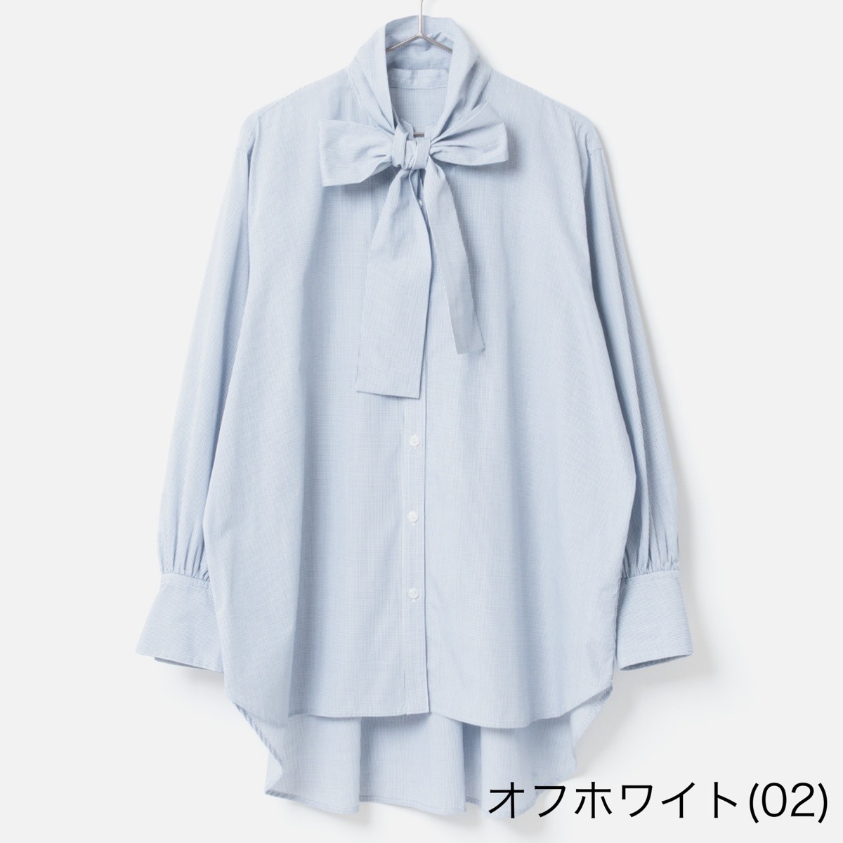 [Harriss] Tunic blouse with tie