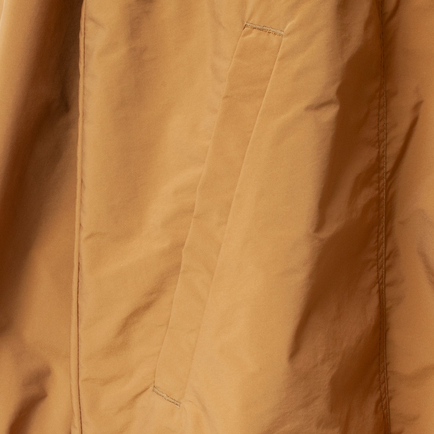 [Harriss] Gather stand collar long coat