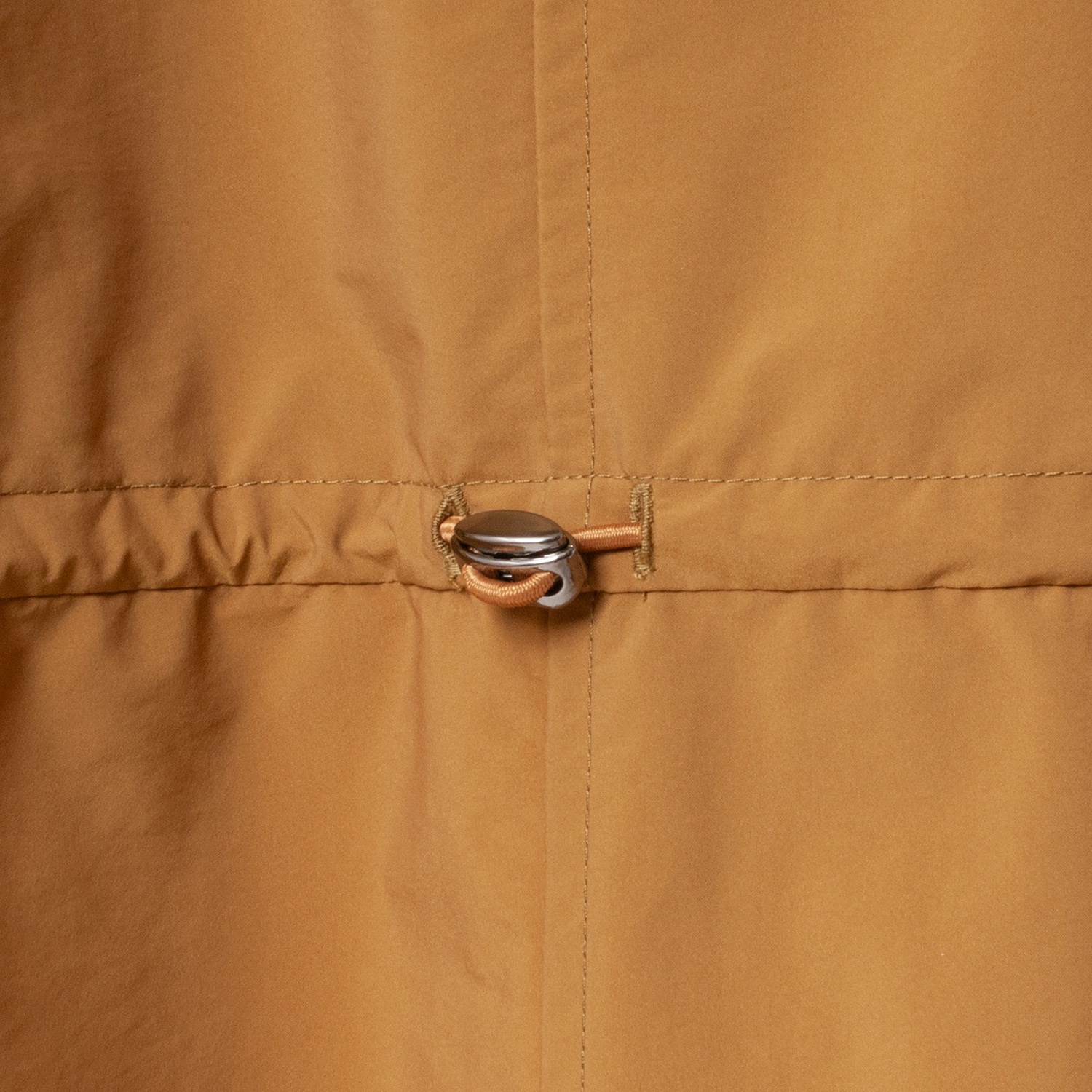 [Harriss] Gather stand collar long coat