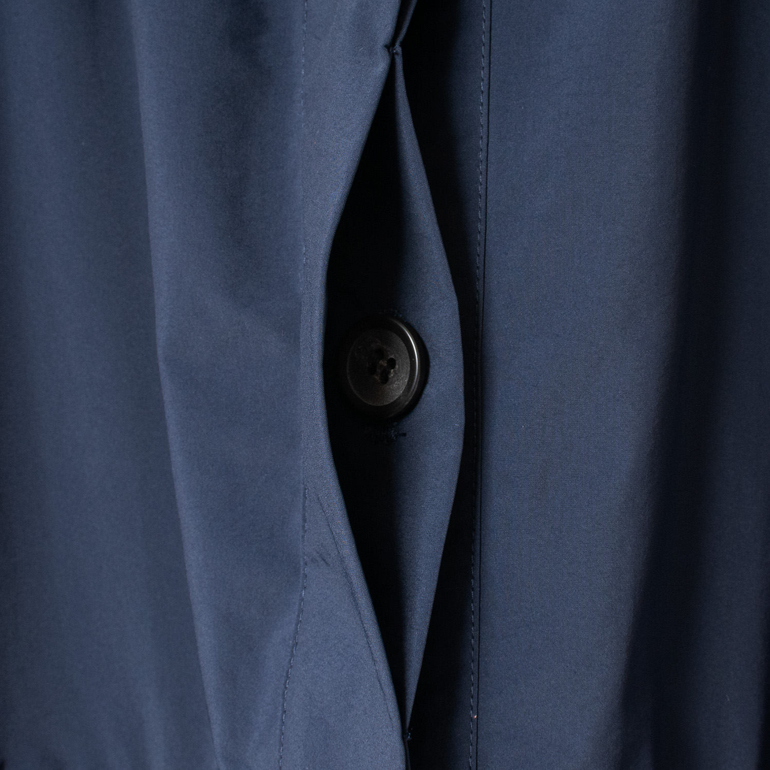 [Harriss] Gather stand collar long coat