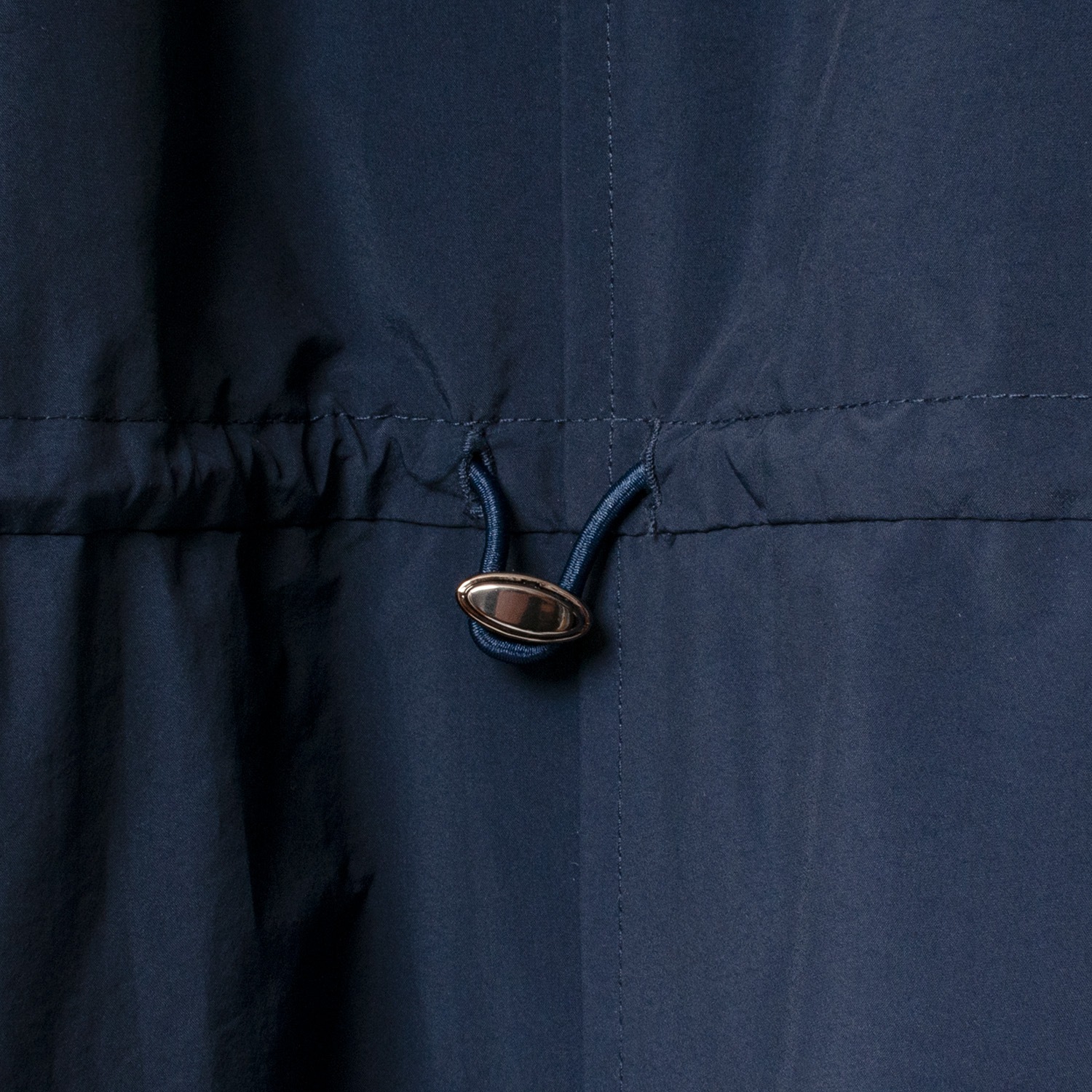 [Harriss] Gather stand collar long coat