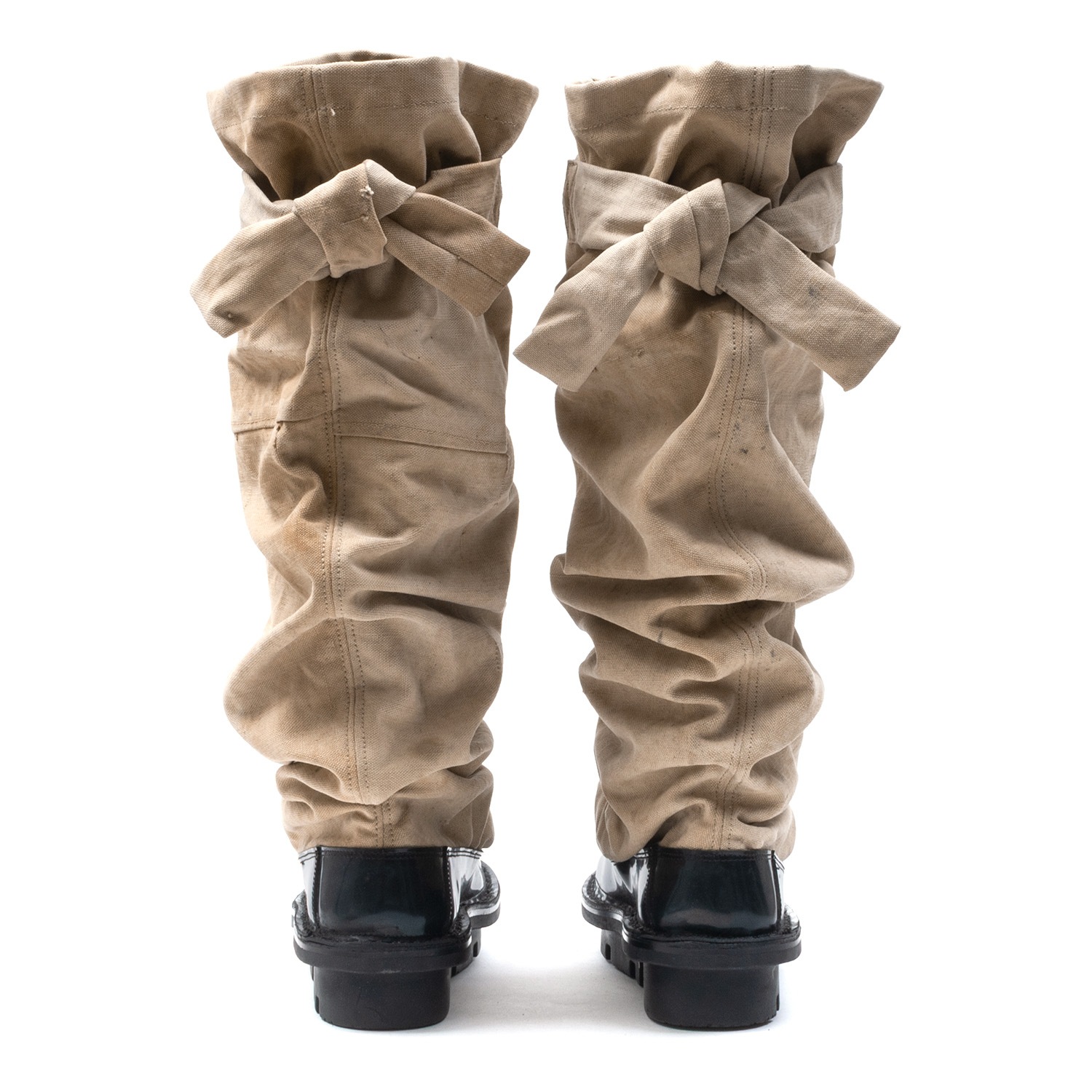 [trippen] Camp f ( black-rub/sand-mpc )