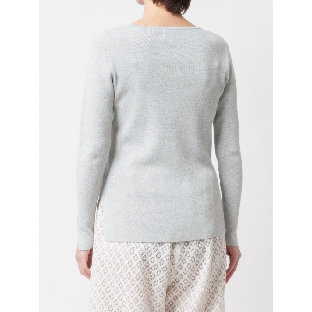 [Harriss] Ribbed Knit Pullover