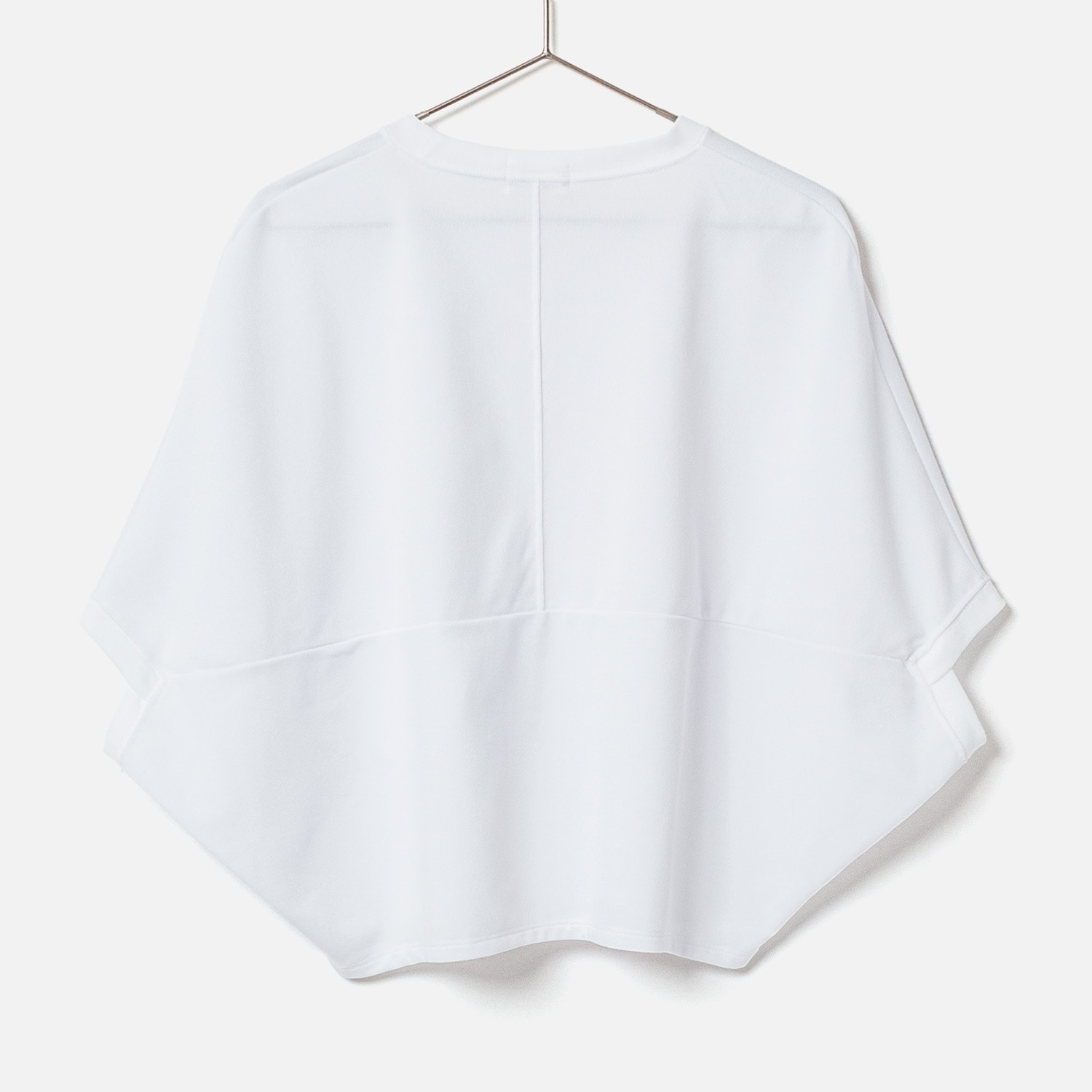 [RaPPELER] Cocoon-style T-shirt_White(01)