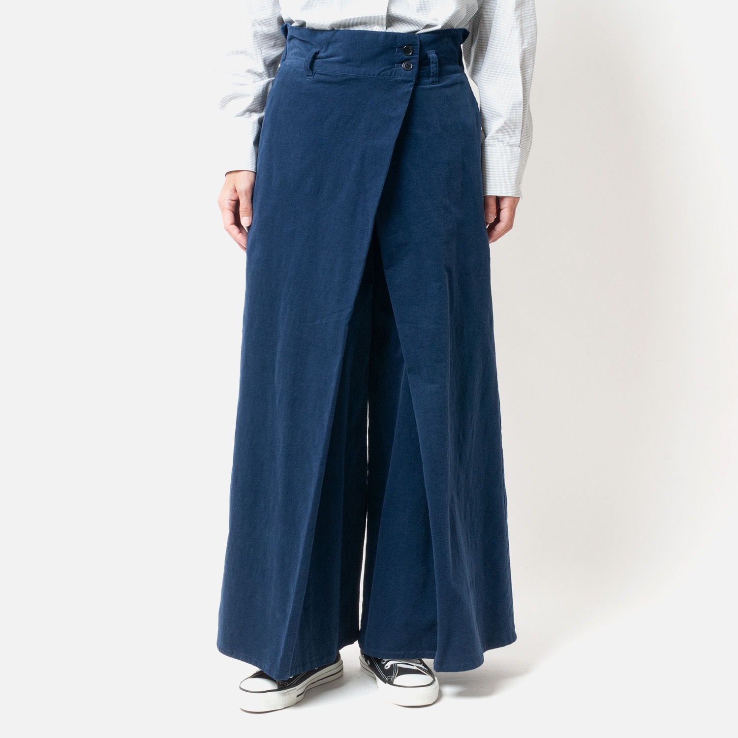 le ciel de HARRISS] Wrap-style culotte pants | KANEMAN E-STORE 