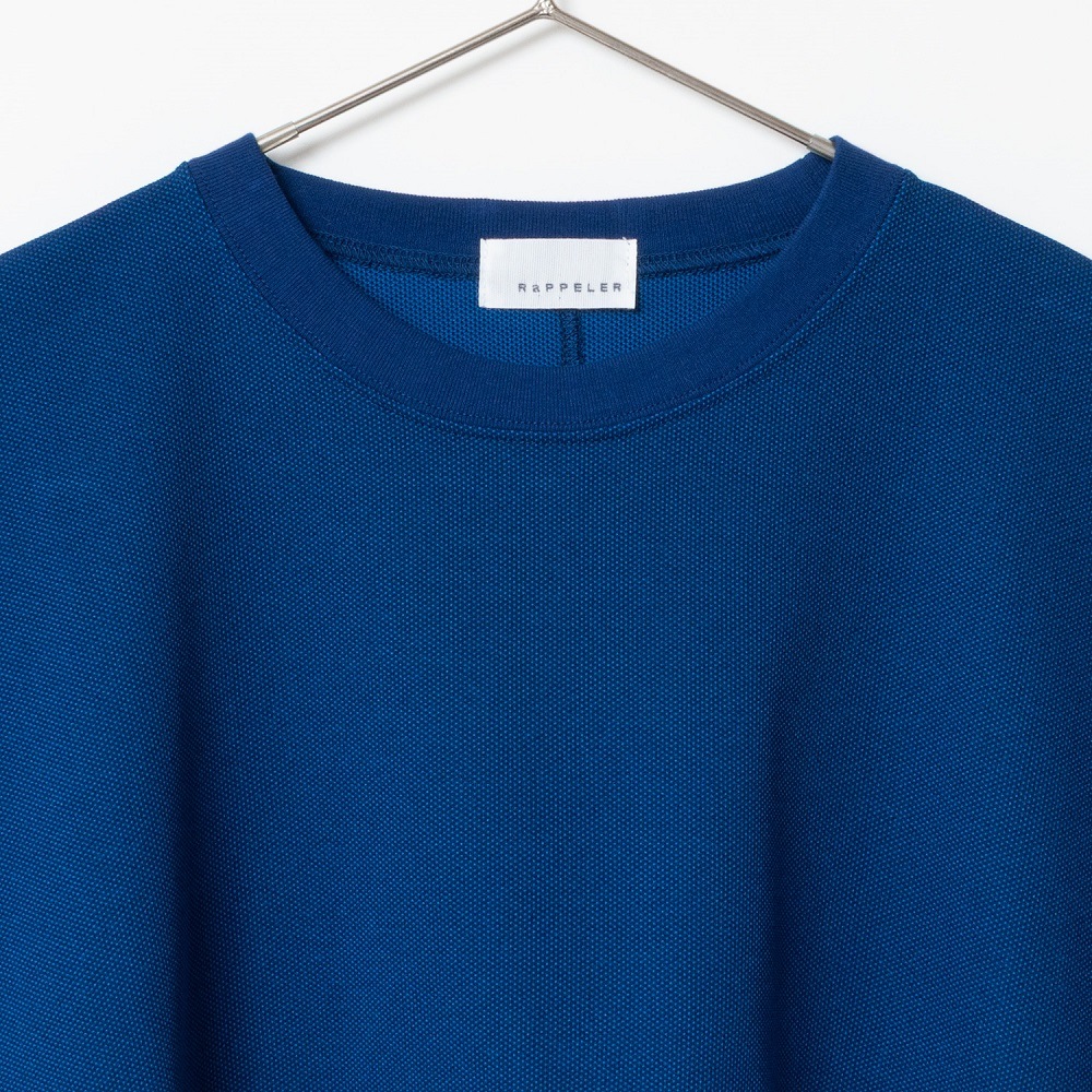 [RaPPELER] Cocoon-style T-shirt_Blue(51)