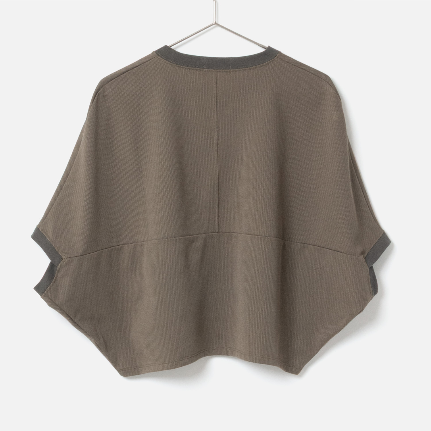 [RaPPELER] Cocoon-style T-shirt_Camel(60)