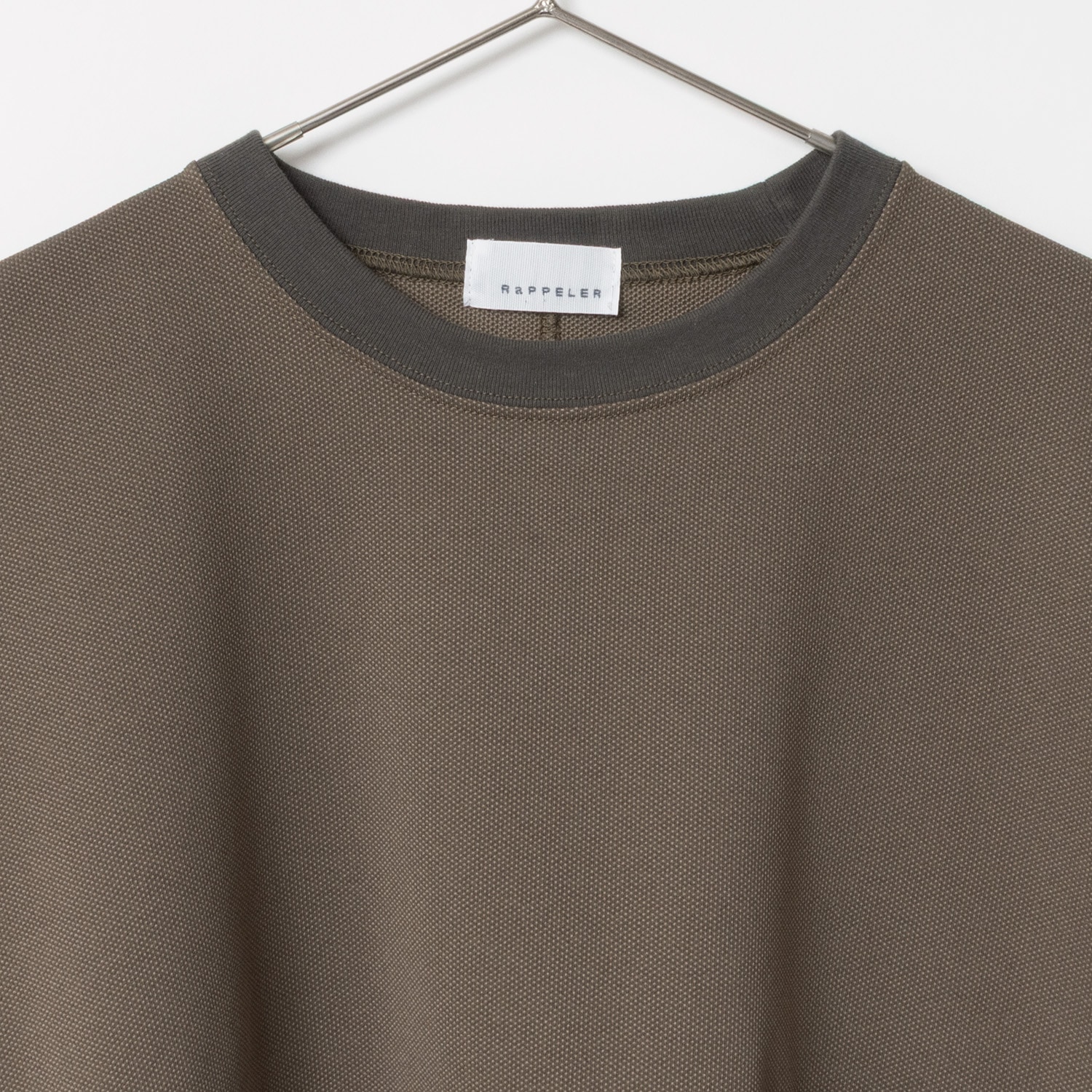 [RaPPELER] Cocoon-style T-shirt_Camel(60)