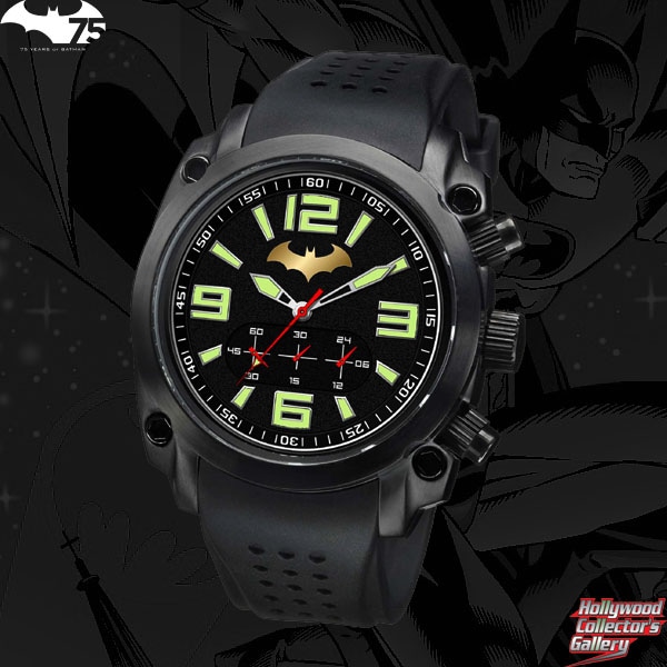 バットマン 75周年 DC75 BATMAN 100個限定 クロノグラフ腕時計