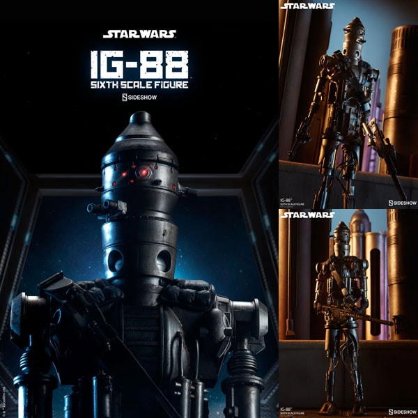 SIDESHOW スターウォーズ IG-88 1/6スケールフィギュア Star Wars IG-88 Sixth Scale Figure by Sideshow Collectibles