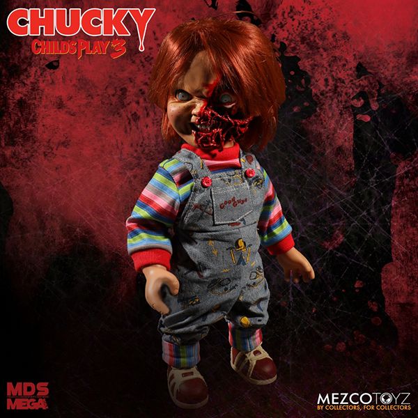 CHILD'S PLAY 3 CHUCKY トーキングフィギュア　ピザフェイス デザイナーシリーズ/ チャイルド・プレイ3: ピザフェイス チャッキー