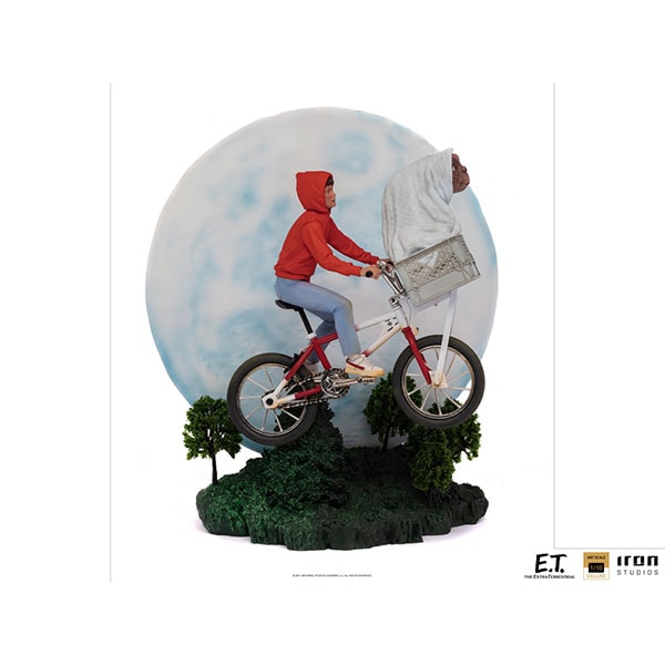 1/10サイズ　 E.T. エリオット　デラックス・アートスケール フィギュア E.T.』【アイアン・スタジオ スタチュー】「デラックス・アート