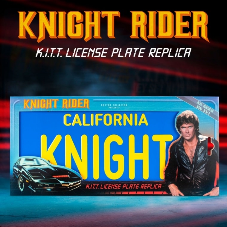 ナイトライダー/KNIGHT RIDER/ライセンスプレート/ナンバープレート ナイトライダー/ ナイト2000 K.I.T.T. ライセンスプレート 1/1スケール