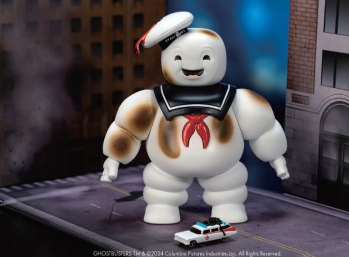ゴーストバスターズ マシュマロマン＆ECTO-1メタルフィギュア