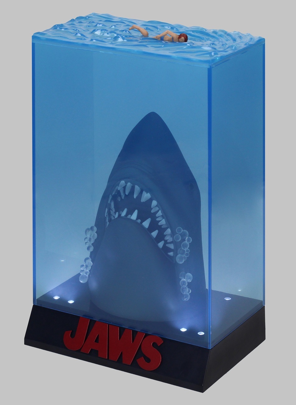 ジョーズ JAWS/ 映画ポスター ライトアップ PVC スタチュー(50th