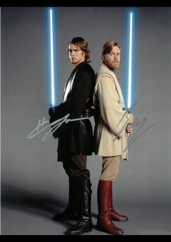 1/16迄出品　STARWARS　ヘイデン、ユアン、イアン直筆サイン　SWAU ヘイデン・クリステンセン（スター・ウォーズ アナキン・スカイ