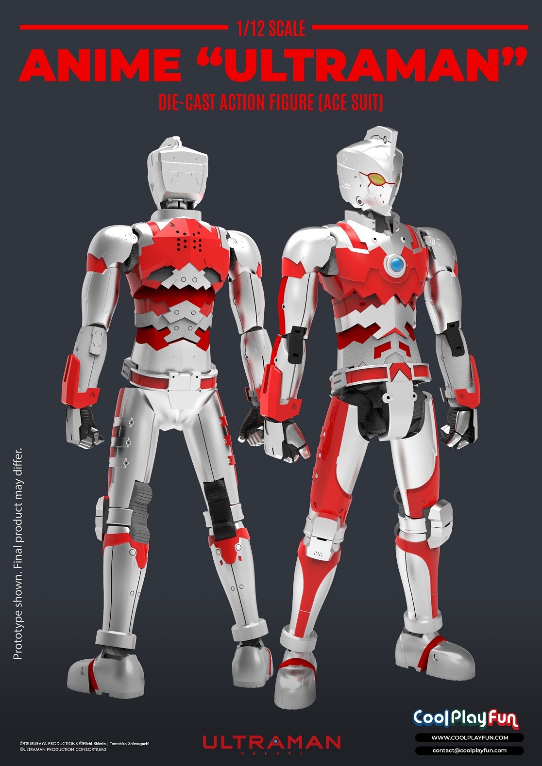 ULTRAMAN 1/12�������롡�������㥹�ȡ����������ե����奢��ACE SUIT��ͽ��