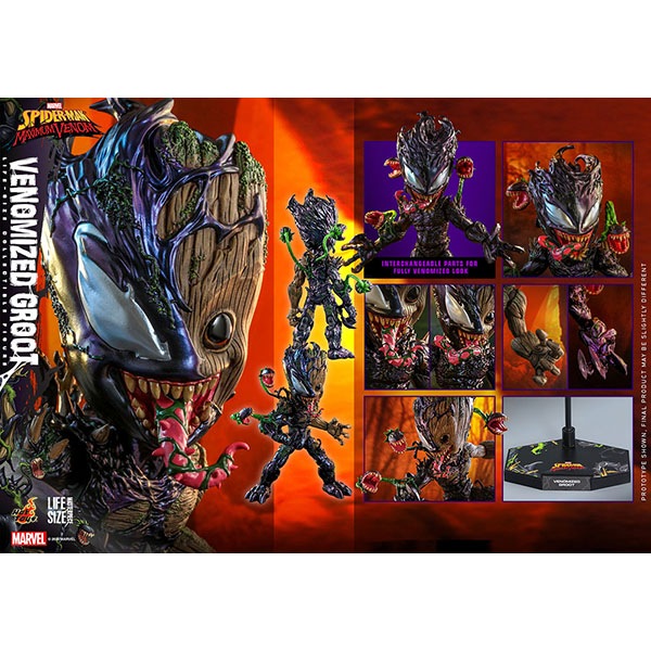 スパイダーマン マキシマム ヴェノム ライフサイズ マスターピース 1 1スケールフィギュア グルート ヴェノム版 映画グッズ販売専門店ハリコレ 映画グッズが豊富な品揃え