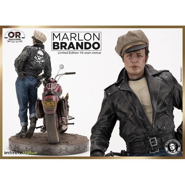 映画 乱暴者　マーロン・ブランド  1/6 フィギュア　[ カスタム品 ]　レア マーロン ブランド フィギュア ジョニー ワイルドワン 乱暴者