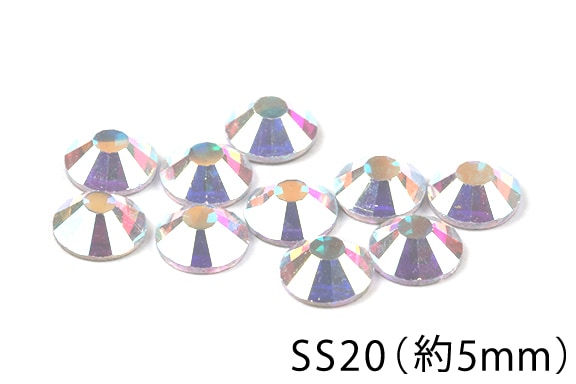 YHBラインストーンSS20(1.クリスタルAB)大袋[約1440個]≪1袋単位販売≫