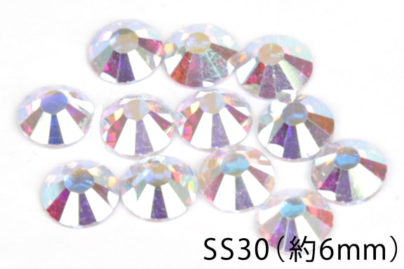 YHBラインストーンSS30(1.クリスタルAB)大袋[約288個]≪1袋単位販売≫