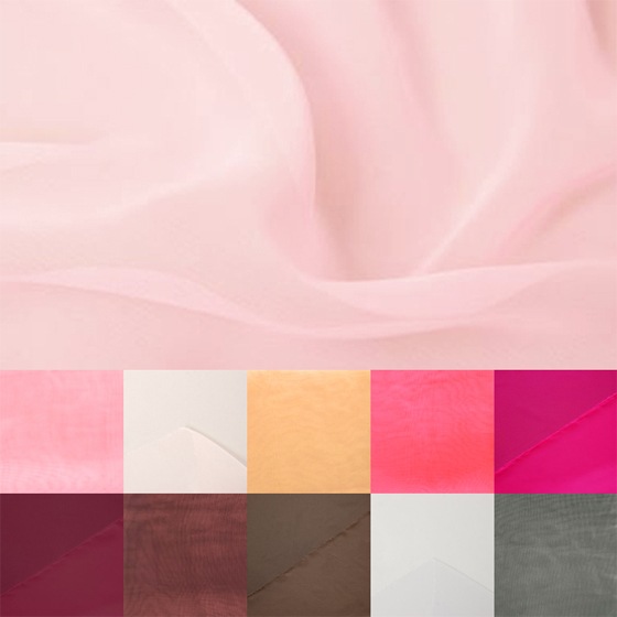 反売り】50番ジョーゼット(11色/全41色)≪1反単位販売≫｜日暮里