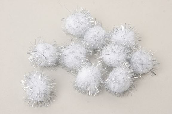 ラメぼんてん 10mm、15mm、20mm、25mm まとめて 346個