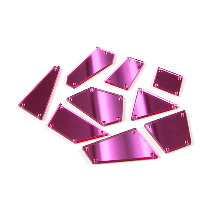 パッチミラー中カラー2[5個入り](9.ピンク/全9型)≪1袋単位販売≫