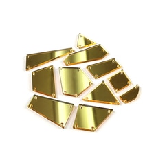 値下げ↓装飾が美しい ゴールドミラー ウォール ハート ミラー ゴールド 金 純金箔 壁掛け 鏡 お姫様