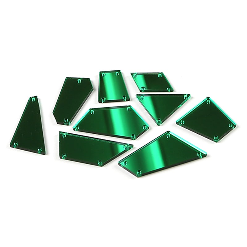 パッチミラー中カラー2[5個入り](15.緑/全9型)≪1袋単位販売≫