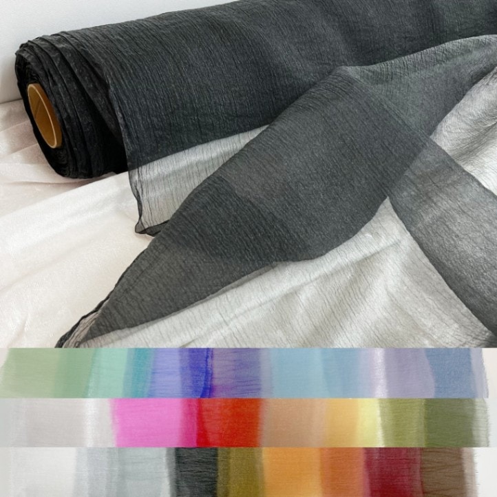 【ラスト２色】30000楊柳オーガンジー(全2色)≪1m単位販売≫