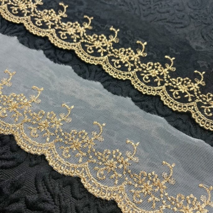 ノアラメレース(全2色)≪50cm以上10cm単位販売≫