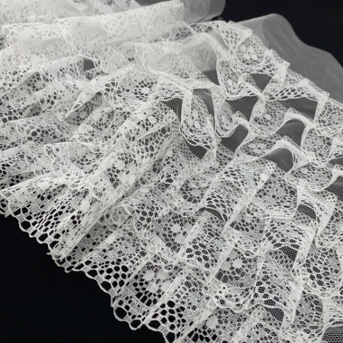 morphose レースケープ ホワイト フリル チュールレースケープ （その他トップス）｜PINK HOUSE / ピンク