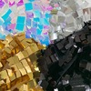 ソーラーシカクスパン(全4色)≪50cm以上10cm単位販売≫|スパンコール・ラメ|生地の種類から探す