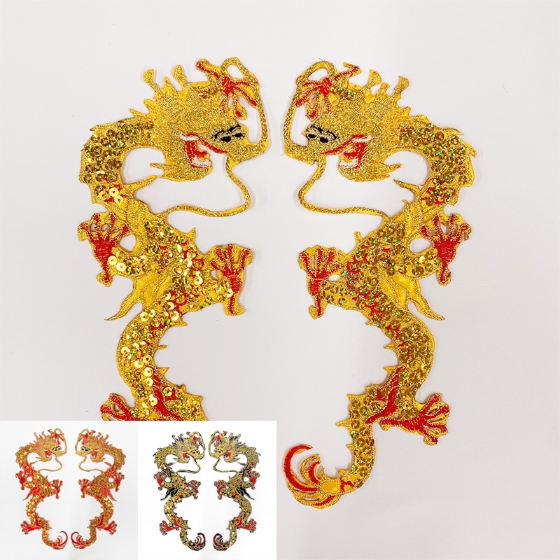 8077龍モチーフ(小)(全3色)≪1ペア単位販売≫