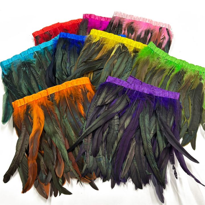 ブラックフェザーフリンジ(全9色)≪1反単位販売≫
