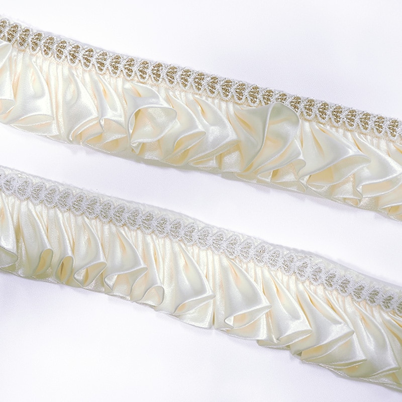 【数量限定】クリームフリル クッキー(全2色)≪50cm以上10cm単位販売≫