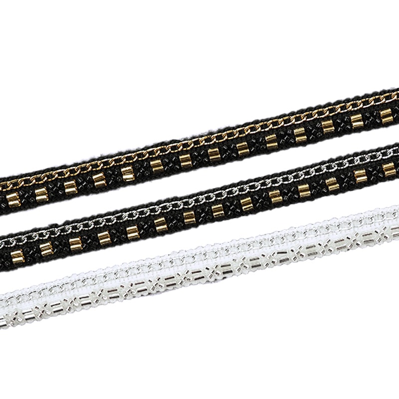 チェーンビーズブレード(全3色)≪50cm以上10cm単位販売≫