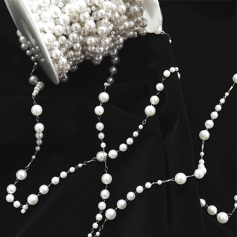 ネット限定商品】バブルパールチェーン(全1色)≪50cm以上10cm単位販売