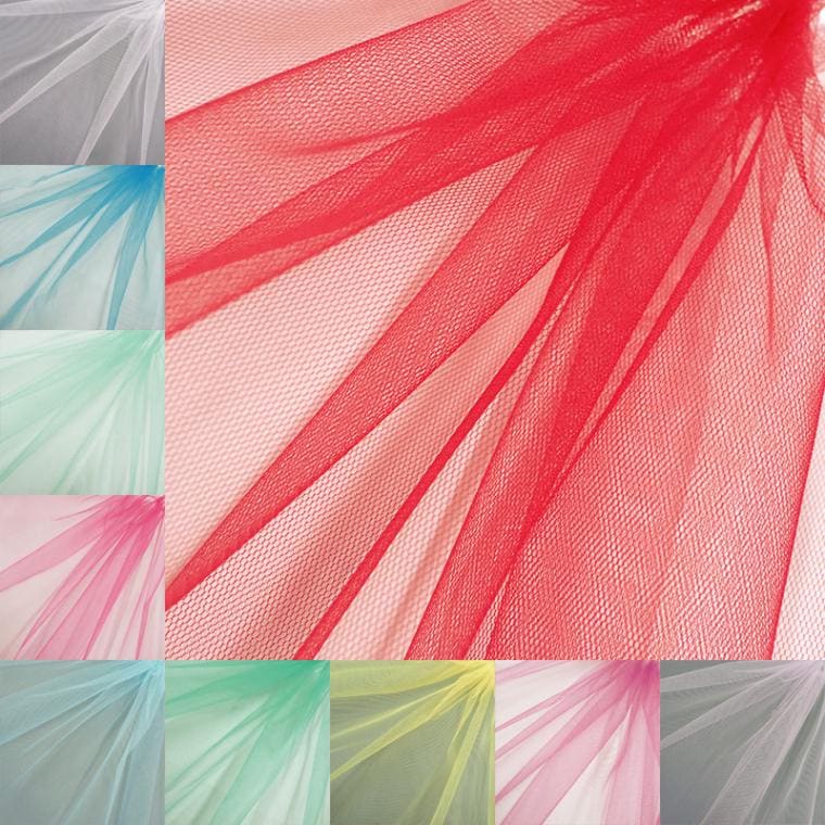 【数量限定】T3000ブライトチュール(全10色)≪1m単位販売≫