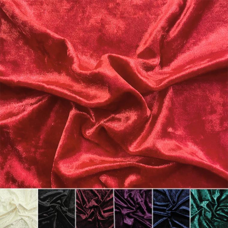 1215-2クラッシュベロア(全7色)≪50cm以上10cm単位販売≫｜日暮里の