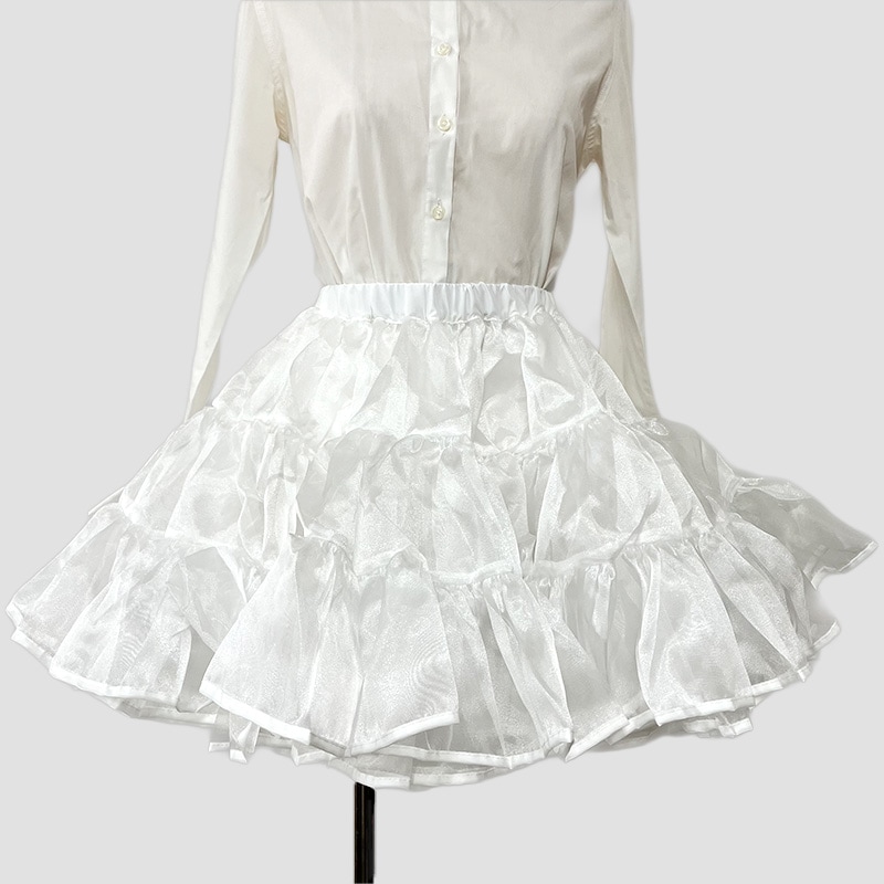 ボリュームパニエ35cm丈(全1色)≪1枚単位販売≫