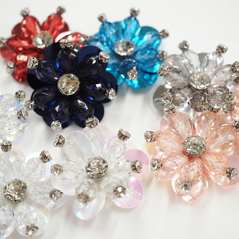 ディフェリアスパンフラワー 3個入(全7色)≪1袋単位販売≫