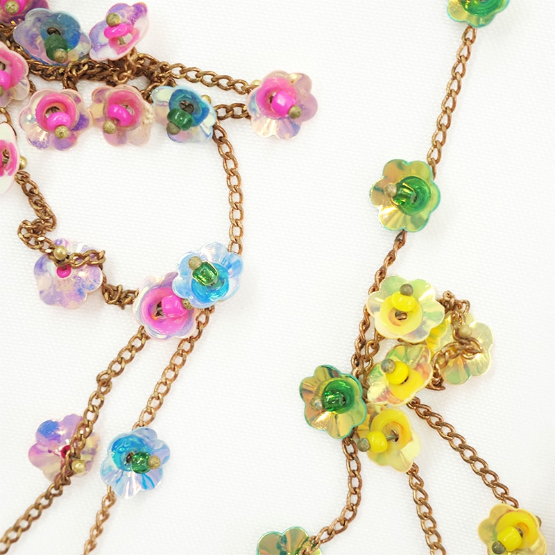 チェルシーフラワーチェーン(全5色)≪1m単位販売≫