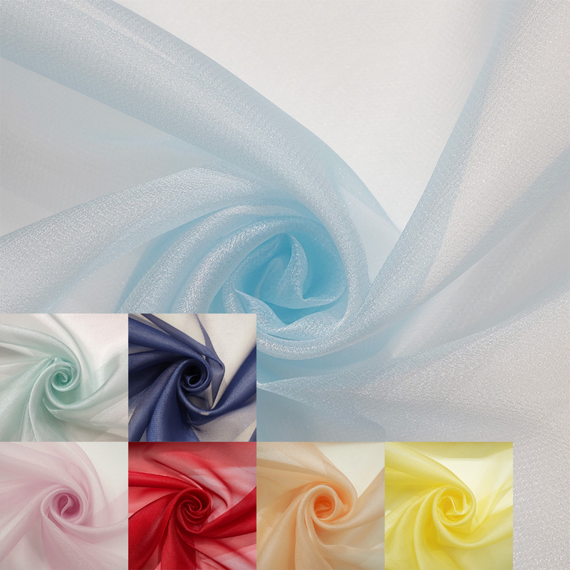 【数量限定】5300ドビーオーガンジー(全7色)≪1m単位販売≫