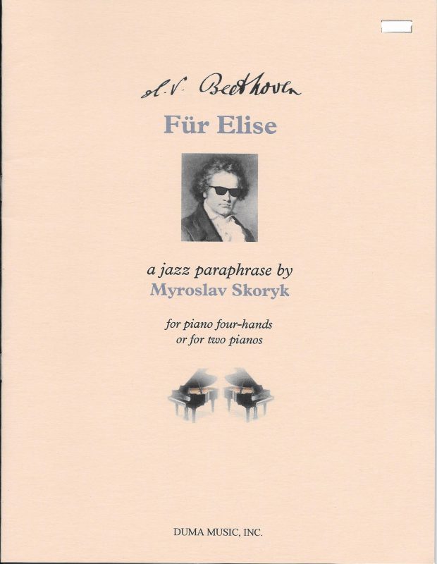 スコリク・ベートーヴェン：エリーゼの為に/ピアノ1台4手(あるいは2台4手）