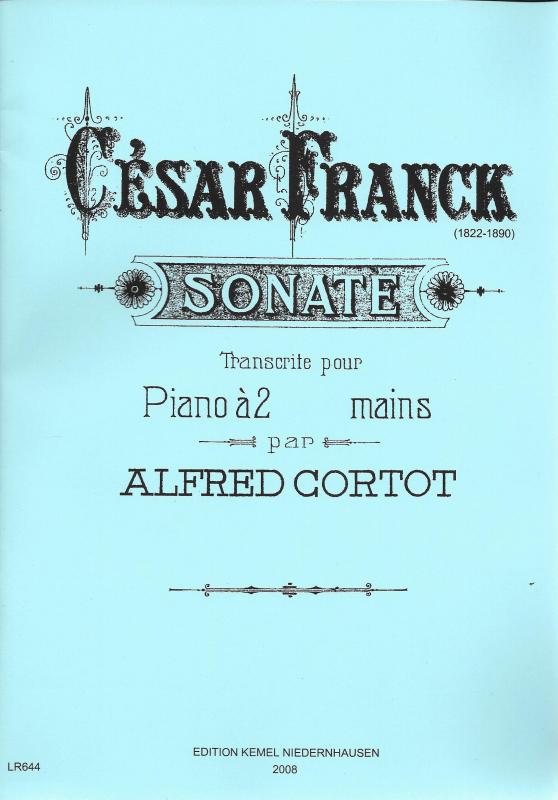 フランク・コルトー：ヴァイオリンソナタ/ピアノ