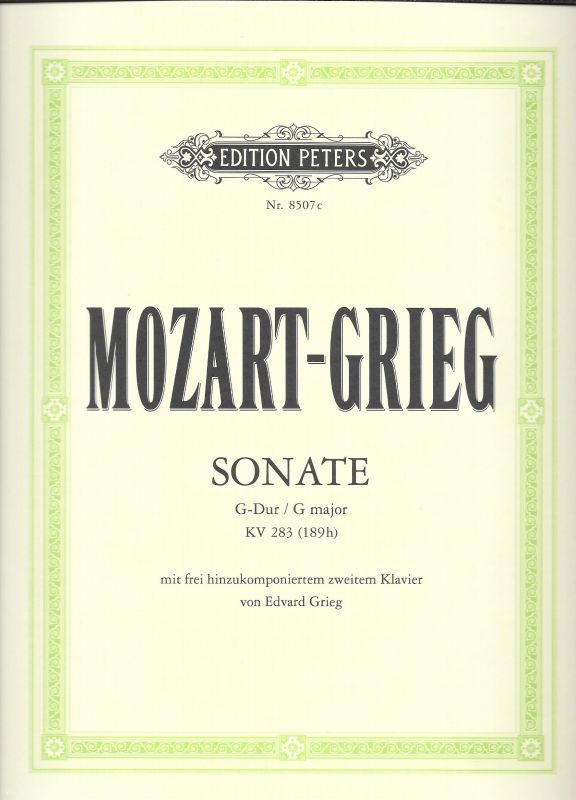 ヒメアノ グリーグ・モーツアルト：ピアノソナタKV.283/ピアノ2台4手（PE)